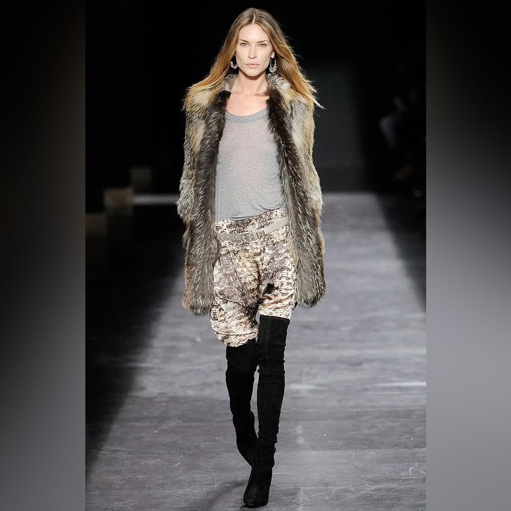 ISABEL MARANT Étoile Breanna Black Suede Over The Knee Flat Slim Stretch Boot